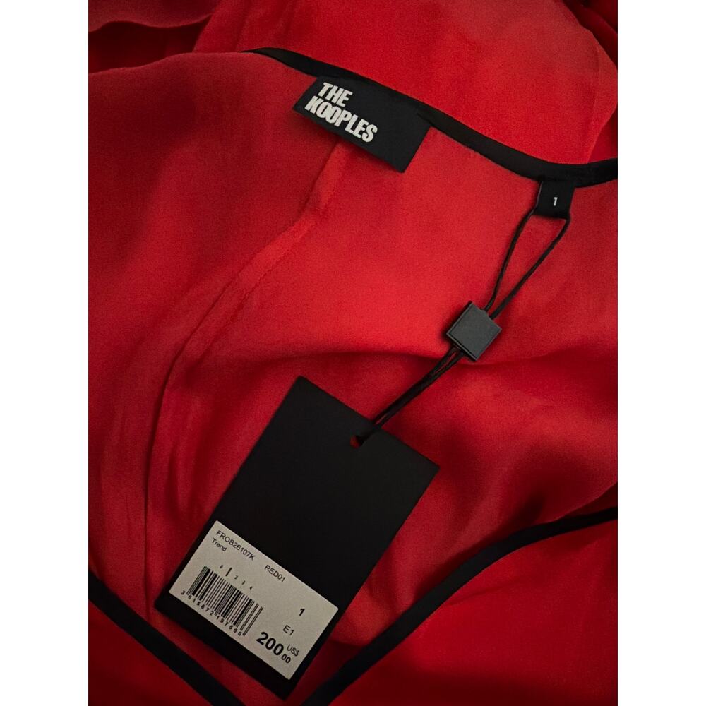 New the Kooples red & black trend  dress sz 1 small - Picture 5 of 5